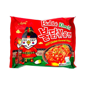 Samyang Buldak Kimchi Hot Chicken Ramen 4.76 oz in package