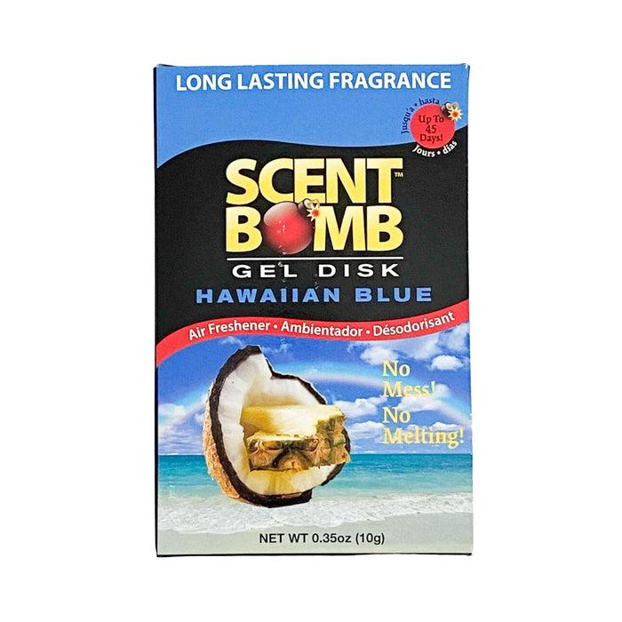 Scent Bomb Gel Disk Air Freshener - Hawaiian Blue