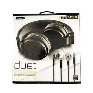 Sentry Duet Premium Headphone & Earbuds