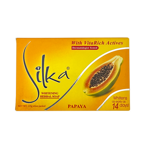 One unit of Silka Papaya Soap 135g