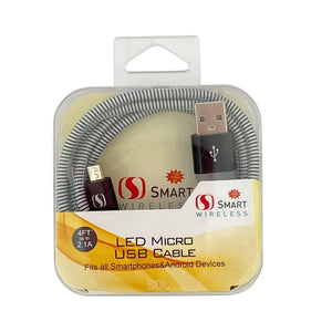 Smart Wireless LED Micro USB Cable in package