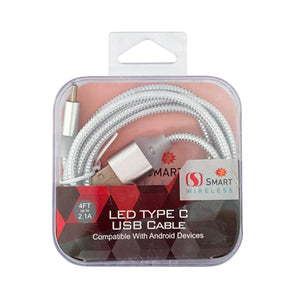 Smart Wireless LED Type C USB Cable in package