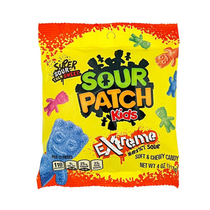One unit of Sour Patch Kids Extreme Sour Soft & Chewy Candy 4 oz