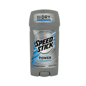 One unit of Speed Stick Power Unscented Deodorant 3 oz