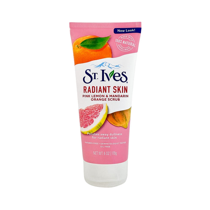 St. Ives Radiant Skin Pink Lemon & Mandarin Orange Scrub 6 oz