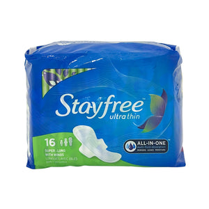 One unit of Stayfree Super Long with Wings 16 pc