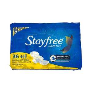 One unit of Stayfree Ultra Thin with Wings Regular 36 Pads