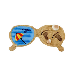 Sunglasses - Umbrella - Galveston TX - Blue Wave Magnet