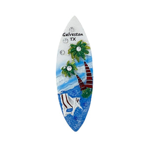 Surfboard - Deck Chair - Galveston TX - Blue Sand Magnet