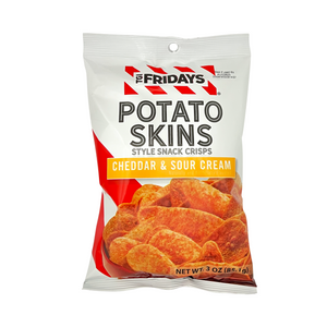 One unit of TGI Fridays Cheddar & Sour Cream Potato Skins 3 oz