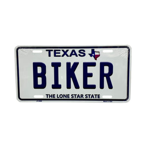 Texas - Biker - The Lone Start State License Plate