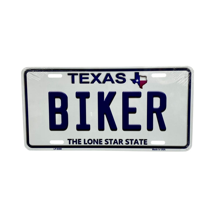 Texas - Biker - The Lone Star State License Plate