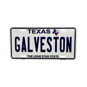 Texas - Galveston - The Lone Start State License Plate