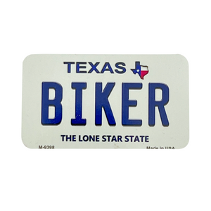 ONE UNIT OF Texas Biker License Plate Magnet