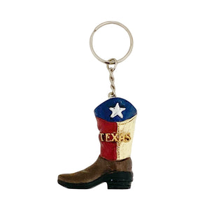 Texas Boot Keychain