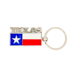 Texas Flag Keychain