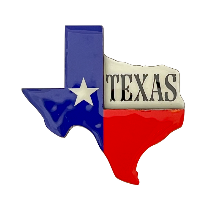 Texas Flag Map 3D Magnet