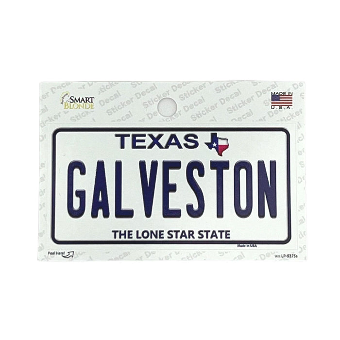 Texas Galveston Sticker Decal - 1 pc