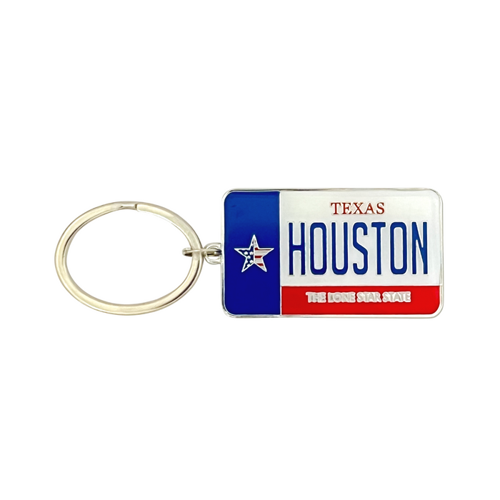 Texas Houston The Lone Star State Keychain