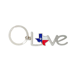 Texas Love Keychain