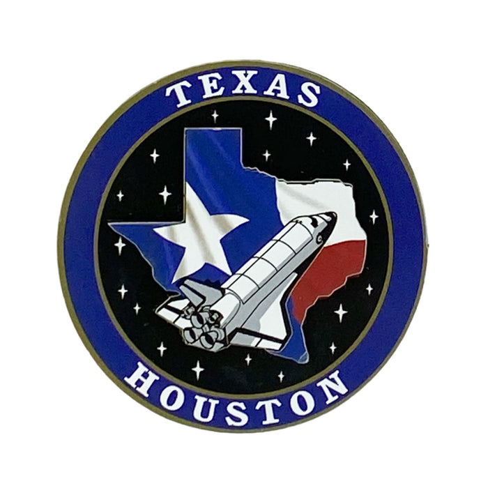 Texas Map Houston Shuttle  Magnet