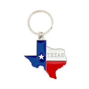 Texas Map Keychain