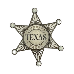 One unit of Texas Sheriff Star Badge 3D Magnet