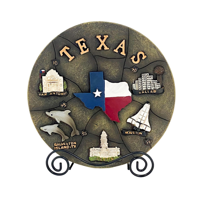 Texas Souvenir Plate