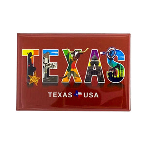 Texas USA - Flat Magnet
