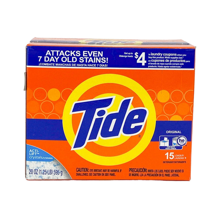 Tide Original Powder Detergent 15 Loads 20 oz