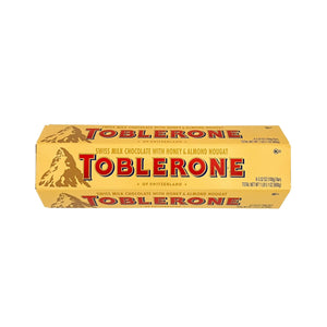 One unit of Toblerone Milk Chocolate 6 pc x 3.52 oz