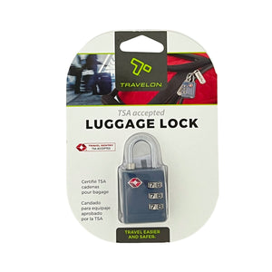 One unit of Travelon 3-Dial Luggage Lock - Gray