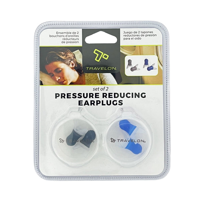 Travelon Pressure Reducing Earplugs with Storage Case 2 pair