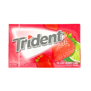 Pack of Trident Gum - Island Berry Lime 14 sticks