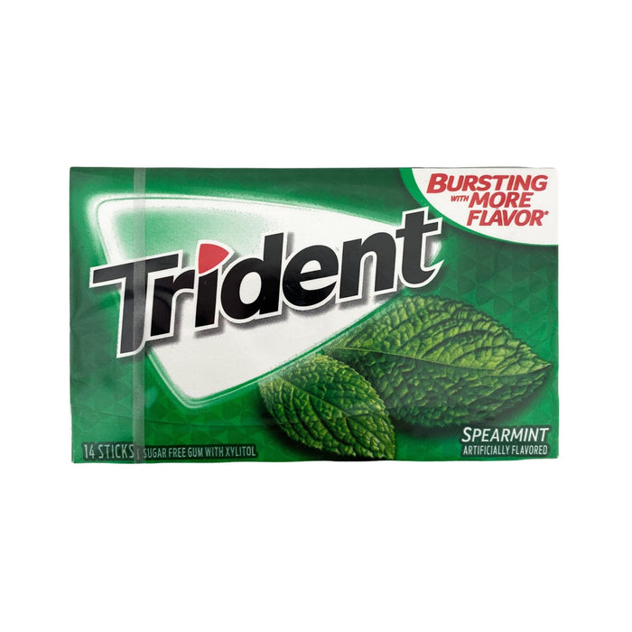 Trident Spearmint Sugar-free Gum 14 sticks