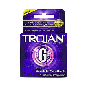 Trojan G Spot 3 Lubricated Latex Condoms