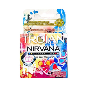 Trojan Nirvana 3 Lubricated Latex Condoms