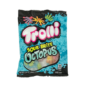 One unit of Trolli Sour Brite Octopus 4.25 oz