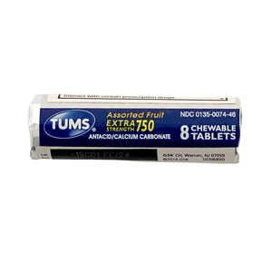Tums Antacid Extra Strength 8 Tablets