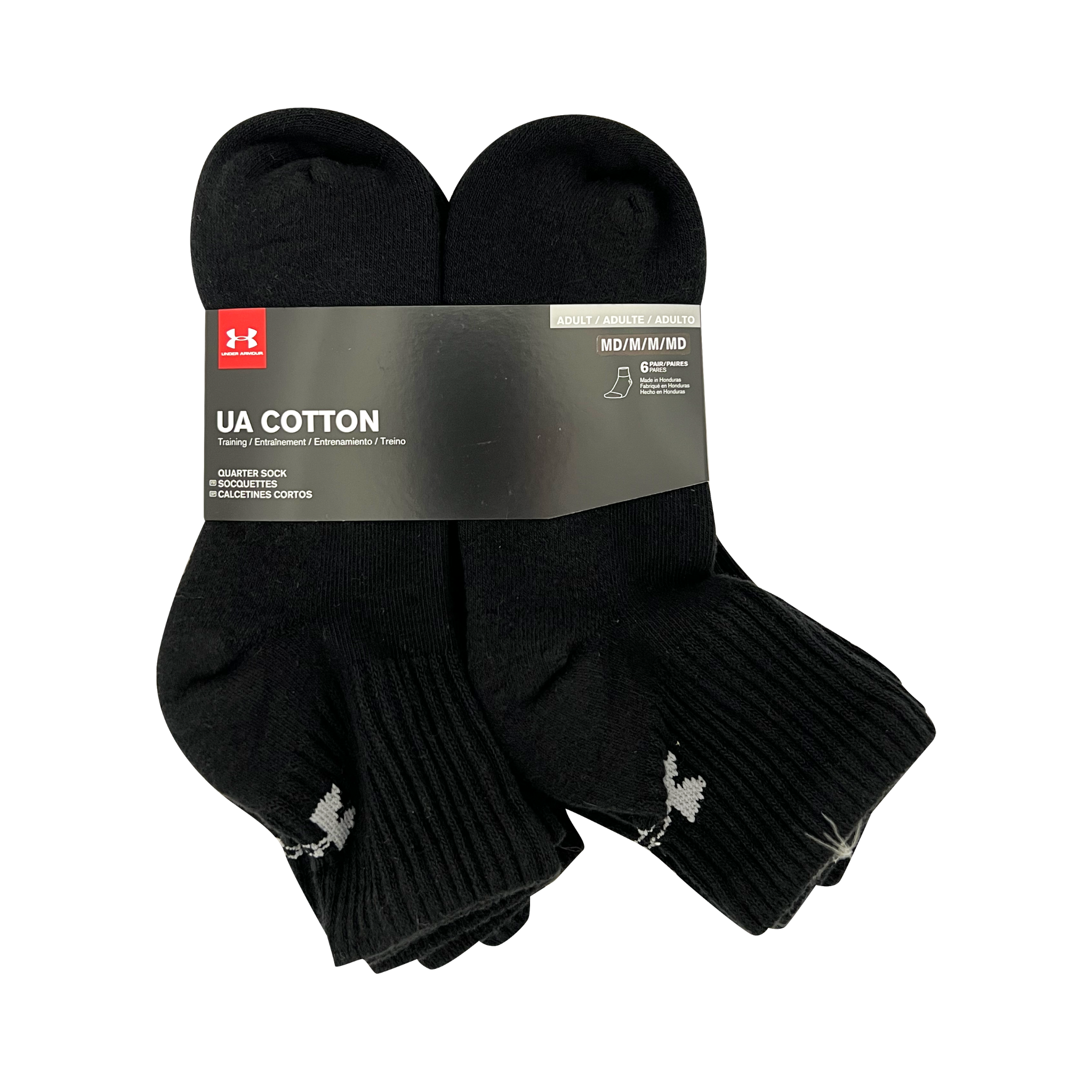 Ua charged cotton 2.0 quarter socks hotsell