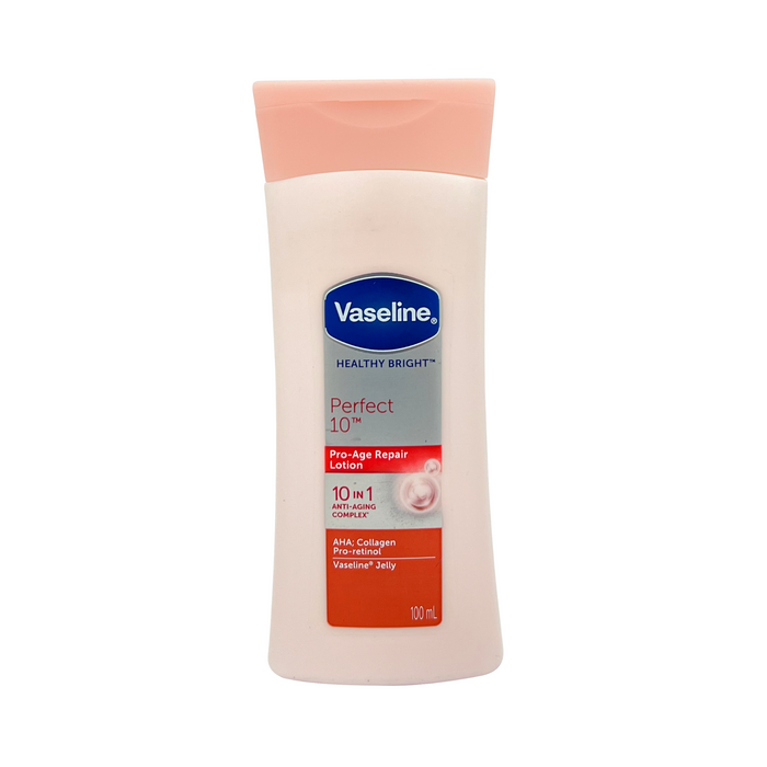 Vaseline Healthy Bright Perfect 10 Pro Age Repair Lotion - Travel Size 100 ml