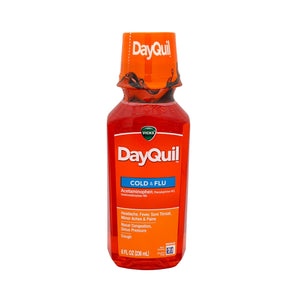 One unit of Vicks Dayquil Cold & Flu Multi-Symptom Relief 8 fl oz