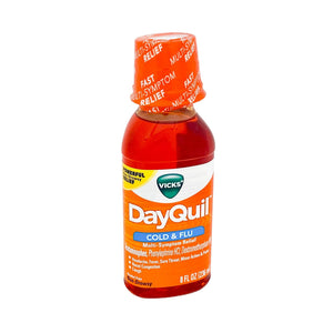 Vicks Dayquil Cold & Flu Multi-Symptom Relief 8 fl oz