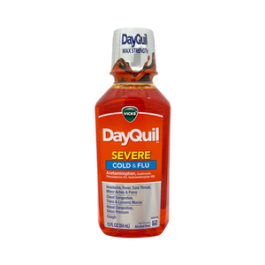 One unit of Vicks Dayquil Severe Cold & Flu Relief 12 fl oz