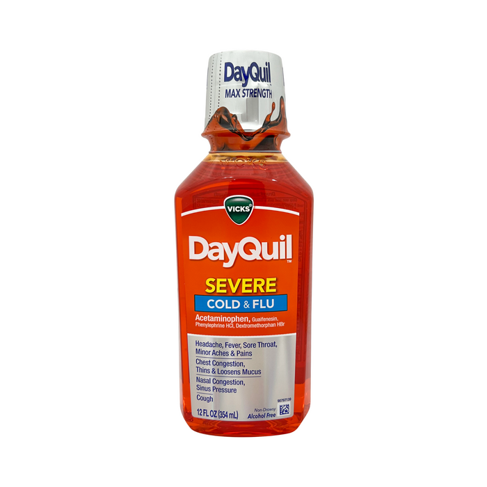 Vicks Dayquil Severe Cold & Flu Relief 12 fl oz