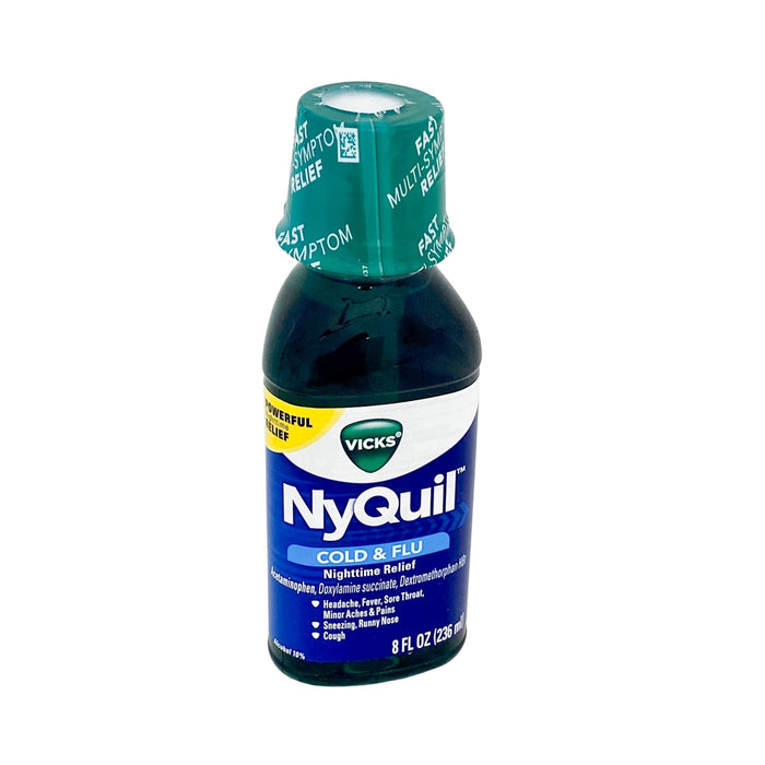 Vicks NyQuil Cold & Flu Nighttime Relief 8 fl oz