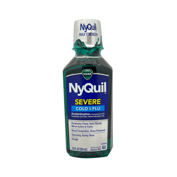Vicks NyQuil Severe Cold & Flu Relief 12 fl oz