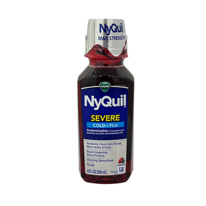 One unit of Vicks NyQuil Severe Cold & Flu Relief 8 fl oz
