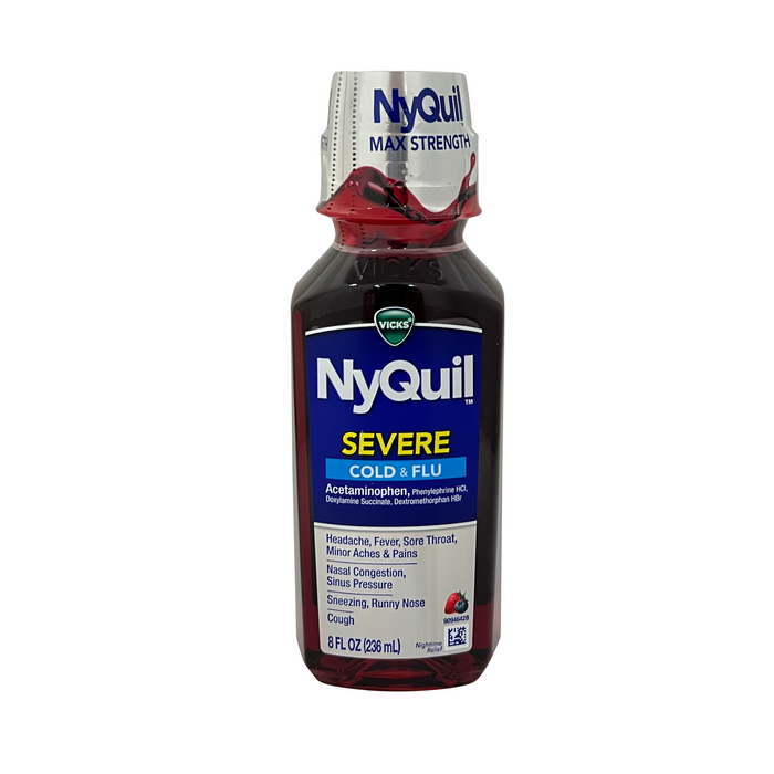 Vicks NyQuil Severe Cold & Flu Relief 8 fl oz