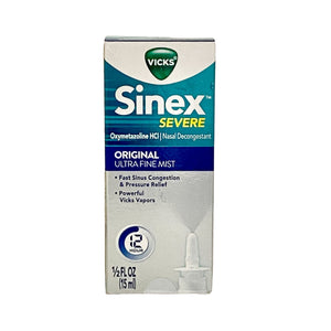 Vicks Sinex Severe Nasal Decongestant 1/2 fl oz